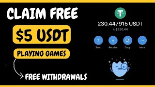 Mcrypto Review : Claim Free $5 USDT by playing Games and Scratching Cards (Payment Proof)