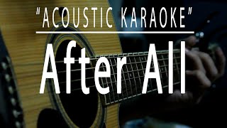 After all - Acoustic karaoke (Cher, Peter Cetera)