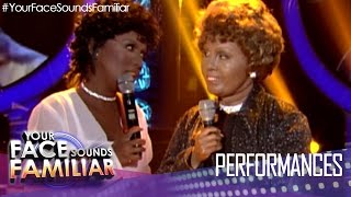 Your Face Sounds Familiar: Kakai Bautista as Whitney Houston and Cissy Houston \