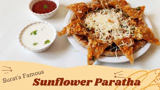 Sunflower Paratha | Surat Famous Paratha | Street Food Recipe