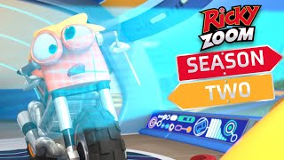 Troy's New Toy ⚡️Season Two ⚡️ Motorcycle Cartoon | Ricky Zoom