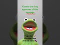 Kermit the frog approves of this message  #kermit #snapchat #filter #weathermane