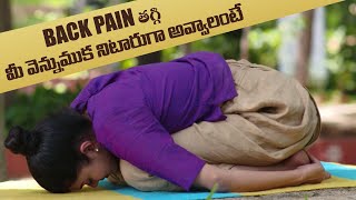 Exercises to Reduce Back Pain | Burns Excess Fat | Straight Spine | Yoga with Dr. Tejaswini Manogna