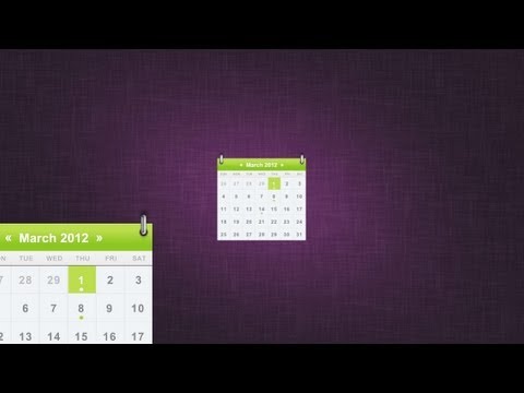 Create a Sleek Calendar Icon - Photoshop Tutorial Create a Sleek Calendar Icon - Photoshop Tutorial