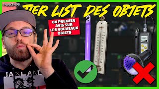 UN 1ER CLASSEMENT DES MEILLEURS OBJETS TIER 1-2-3 | Phasmophobia FR