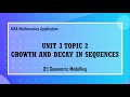 [MAA] 3.2 E Growth and Decay in Sequences - Geometric Modelling