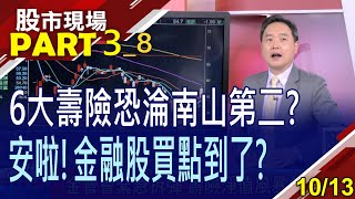 【南山淨值由正轉負 壽險風暴開第一槍!金管會緊急移動壘包化險為夷!金融股遇到倒楣事正是買點?】20221013(第3/8段)股市現場*鄭明娟(孫慶龍)