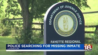 Police searching for missing inmate