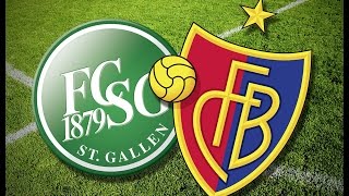 FC St.Gallen - FC Basel (2:2) | Raiffeisen Super League 2014/15 | Highlights