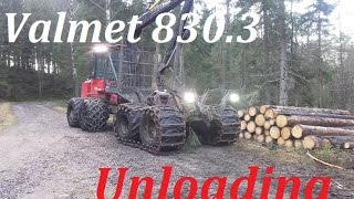 Valmet 830.3 Unloading \