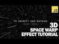 3D Space Warp JavaScript Effect - Three.js Tutorial