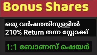 ഒരു വർഷം 230% return തരുന്ന കമ്പനിയുടെ ഒരു ഷെയറിനൊപ്പം മറ്റെന്നു ഫ്രീ/wealthy life infinite