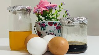 طريقة عمل زيت البيض  How to make egg oil