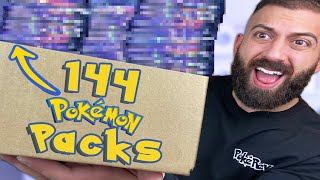 Opening 144 Pokemon Cards Packs Of The Most Beautiful Set!