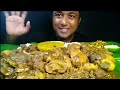 SPICY* CHICKEN CURRY, LIVER, GIZZARD, RICE,DAL | BIG BITES | Messy Eating | MUKBANG EATING SHOW |