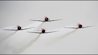 Memorial Day Flyover T-6 Condor Squadron RIP Chris Rushing & Nick Macy