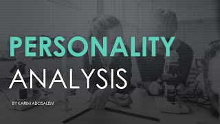 Personality Analysis 1