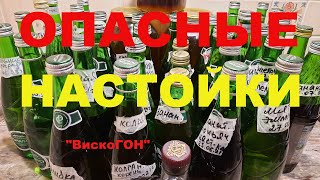 Самые ОПАСНЫЕ  НАСТОЙКИ на Спирту ! Самогоне ! или Водке ! Какие Опаснее ?