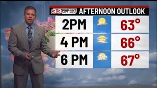 Increasing clouds on a warmer Tuesday
