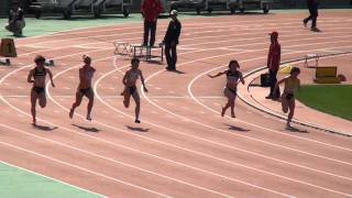 Melissa Breen 11.27(+2.6) 市川華菜11.28 織田記念2011Ａ決勝