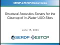 Autonomous Underwater Vehicle-Based Structural Acoustic Sonars for UXO Detection and Classification