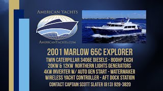 SOLD - 2001 65' Marlow 65C Explorer With American Yachts