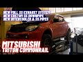 New Full SS Exhaust System, New Custom SS Downpipe & New Intercooler SS Pipes | MITSUBISHI TRITON