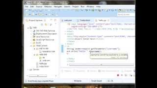 Java Server Pages tutorial 5 (Interaction between HTML, XML, JSP)