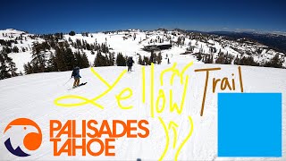 Yellow Trail (Blue Square) @Palisades Tahoe, CA (May, 2024)