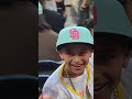 Young Fan Gets a Toss Up From Ha-seong Kim