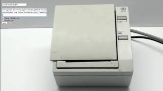 Thermal receipt printer using PHP