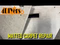 How to Clean or Repair Matted, Fuzzy, or Clumpy Carpet