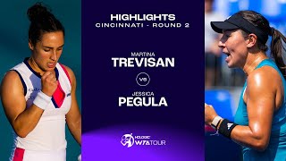 Martina Trevisan vs. Jessica Pegula | 2023 Cincinnati Round 2 | WTA Match Highlights