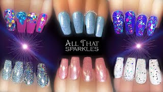 All That Sparkles Glitter | Multi Size Glitter Swatches