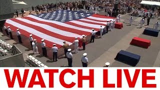 Memorial Day ceremony aboard USS Intrepid