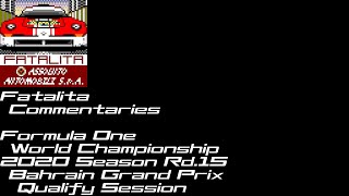 【実況配信】2020年F1世界選手権 Rd.15 バーレーンGP 予選【ラジオ】