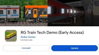 RG Train Tech Demo New Update | Update Release Date | Game Download Process