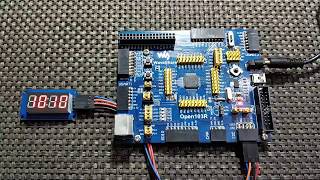 TM1637-based Seven Segment Display Demo - STM32 Internal RTCC