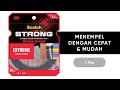 03M™ Scotch® Perekat Isolasi Extreme Mounting Tape 414-M19 19MMx4M - Unboxing & Review