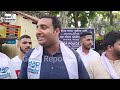 goan reporter news land grab issue aap youth wing at old goa police station