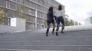 Two Successful Businesswomen Going Upstairs | Stock Footage - Envato elements