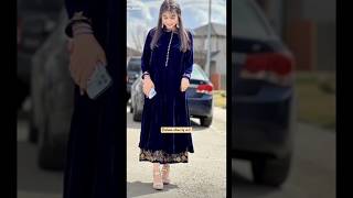 2024 velvet dress design ideas 👈👈#viralvideo #fashion #youtubeshorts #velvet