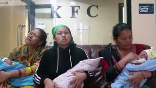 Cute Triplets Baby After IVF Treatment - IVF Success - Nepal's Leading IVF Clinic