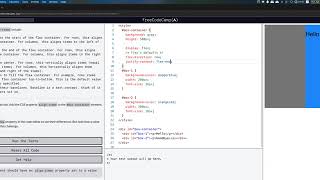 freeCodeCamp: Align Elements Using the align-items Property