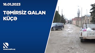 Təmirsiz qalan küçə - Xəzər RİH: Yolların təmiri ilə bağlı aidiyyəti üzrə müraciət olunub