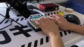 HS60 with Kaihl Creams typing test ASMR