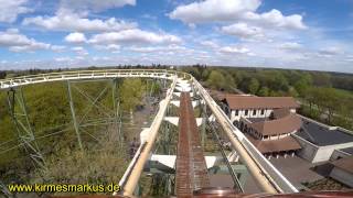 Python Rollercoaster Onride Video 2015 - Freizeitpark Efteling Clip by kirmesmarkus