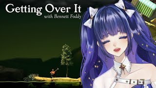 Foddian game enthusiast plays getting over it for the first time