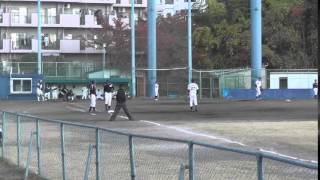 八尾BCvs大阪学院大学　5回裏　2014-11-23