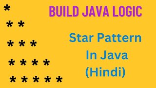 Star pattern program in java (Hindi) | How to write star pattern program in java | Program - 1